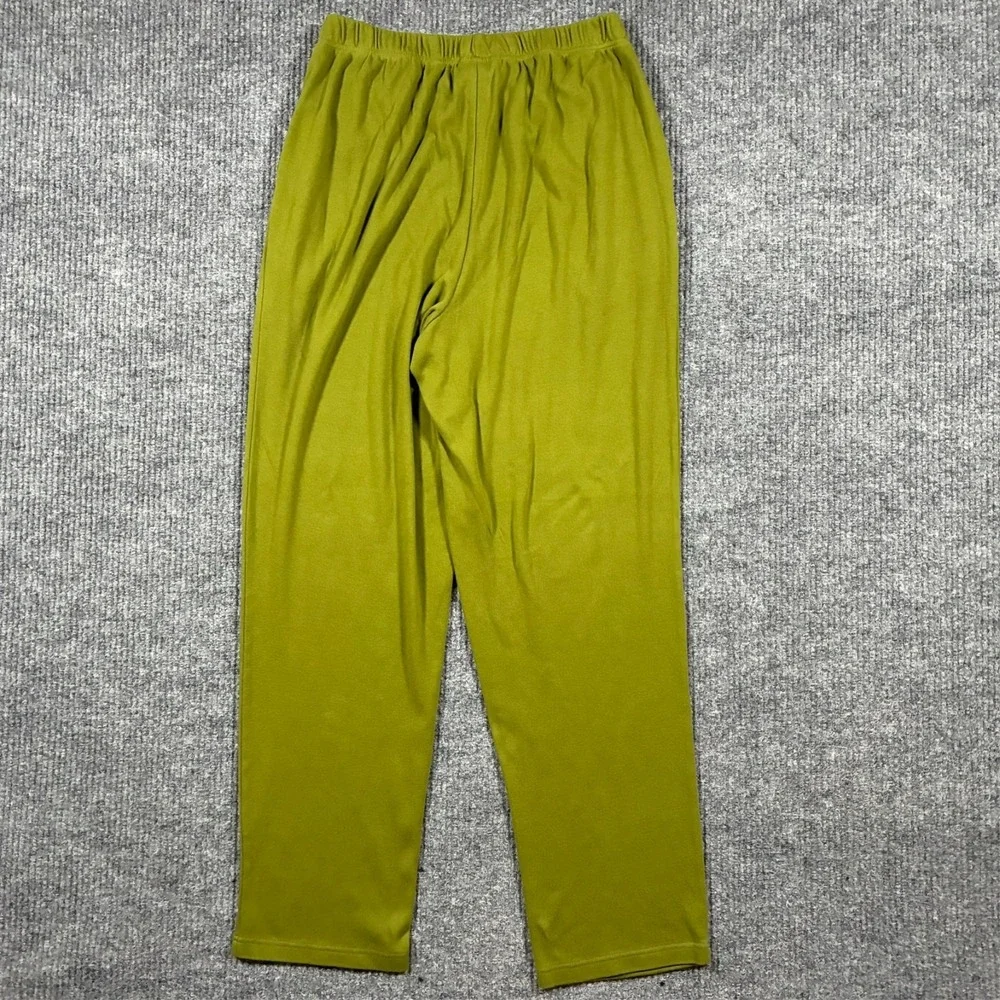 Roaman's Womens‎ Lounge Pants Size 18/20 Tall Green Elastic Waist Pull On